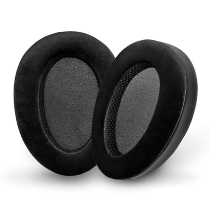 Memory Foam Cushion Ear Pads for Hifiman Arya Ananda Edition XS X HE1000se HE1000 V2 Jade II Headphone Replacement EarPads (Elite Velour Hybrid)