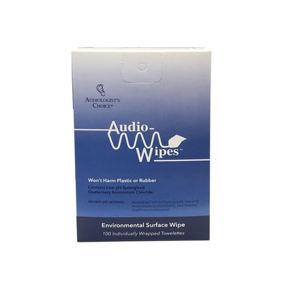Audiologist's Choice Earbud Cleaning Kit with Audio Wipes - 3-in-1 Pen for AirPods, iPhone Cleaner, Earwax Removal, Speaker & Bluetooth Earbuds - Compact & Travel-Friendly (100 Count) - size: 100 Count