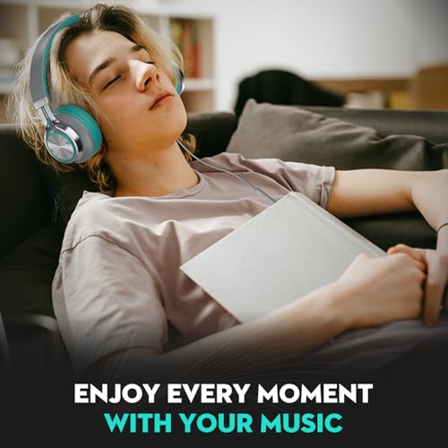 Bywulanda USB C Headphones with Microphone, Wired Over-Ear for School | Volume Control, HD Stereo Sound, Comfortable Fit, Wired Foldable Headphones for Adult/Teens/Laptop/Tablets/Travel, Green - color: Green