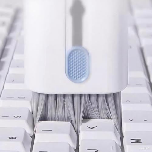 Multifunctional 7 in 1 Keyboard Cleaning Brush Set,A Cleaning Kit Headphones,Mobile Phone and Computer Screens,Blue