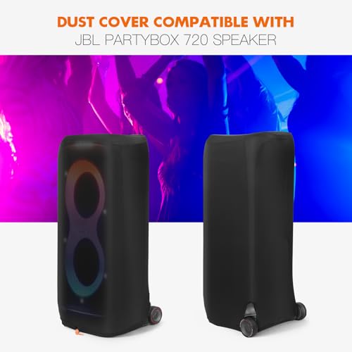 Dust Cover Protective Case for JBL PartyBox 720 Partybox Speaker | Stretch Speaker Cover with Elastic Band, Washable, Scratch & Dust Resistant Slip Sleeve - size: For JBL Partybox 720