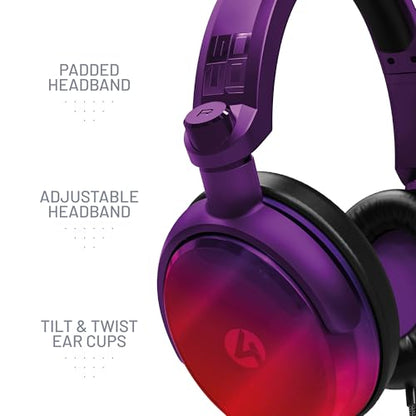 4Gamers C6-100 Strike Gaming Headset Red & Purple