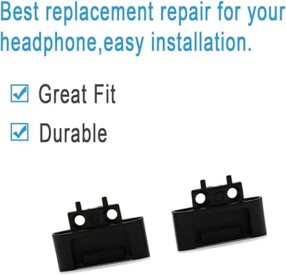 Solo 3 Hinge Replacement Metal Repair Parts for Beats Solo3/Solo2 Wireless Headphone,Durable Repair Kit Replacement Headband Metal Folding Hinge Clip Cover Pin Repair Parts Set（Matte Black+Red） - color: Matte Black+Red