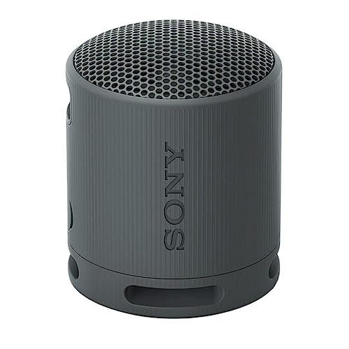 Sony SRS-XB100 Wireless Bluetooth Portable Travel Speaker Bundle (Black) | Travel case, Strap, (2 items) - color: Black