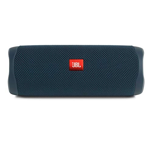 JBL Flip 5 Portable Bluetooth Speaker - Ocean Blue (JBLFLIP5BLUAM) (Renewed) - color: blue