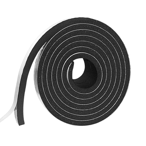 Foam Insulation Tape self Adhesive,1In x 1In x 13Ft Weather Stripping for Doors and Windows,Sound Proof soundproofing Door Seal,Weatherstrip,Pipe Cooling, Air Conditioning Seal Strip - size: 1 in x 1 in x 13 ft