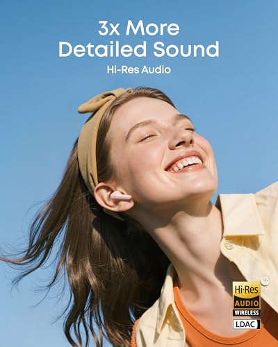 Soundcore P31i by Anker Translation Earbuds with Real-Time Adaptive ANC | Real-Time Adaptive Noise Cancelling, Hi-Res Sound, Translation Earbuds, 50H Playtime, Spatial Audio, Fast Charging, IP55 - color: Pink
