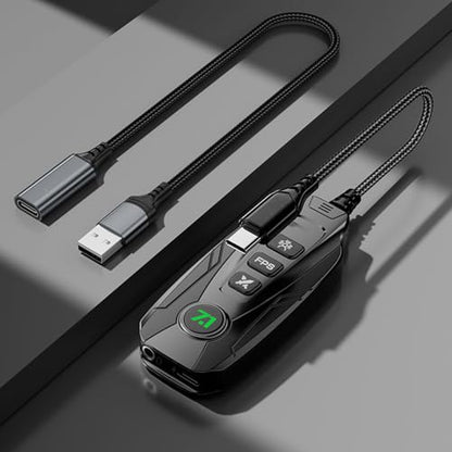 GS20 External USB Small Sound Card 7.1 Channel for Notebooks and Tablets with Surround Sound Capability Gaming Card