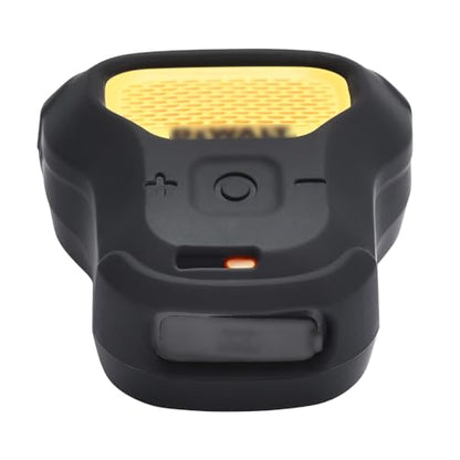 Protective Cover Carrying Silicone Case Compatible with DEWALT Wearable Bluetooth Speaker (Black) - color: Black