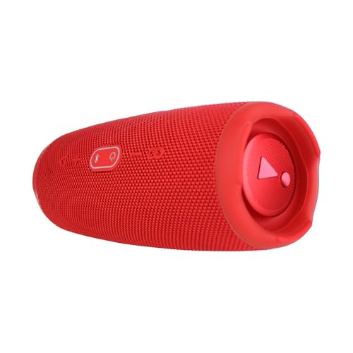 JBL Charge 5 Wireless Bluetooth Speaker (Red) | Rugged IP67 Waterproof Outdoor Audio with Deep Bass & 20H Playtime | Includes Protective Travel Case for Beach, Hiking, Camping, and More - color: Red