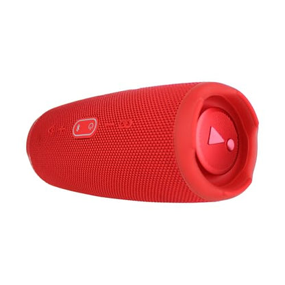 JBL Charge 5 Wireless Bluetooth Speaker (Red) | Rugged IP67 Waterproof Outdoor Audio with Deep Bass & 20H Playtime | Includes Protective Travel Case for Beach, Hiking, Camping, and More - color: Red