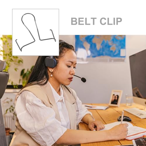 VICASKY Replacement Metal Clip for Wireless Microphone Belt Holder Compatible with Slxpgx Pgxslx Sturdy Design for Secure Fit during Performances and Public Speaking
