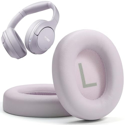 TOZO HT2 Replacement Earpads Cushion, Softer Protein Leather Ear Cover Waterproof for Comfortable Fit with Dustproof Mesh, Sound-Isolation Foam Purple - color: Purple