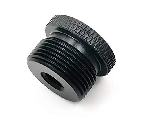 Donuts Mic Stand Adapter Combo Pack - 5/8 to 1/4 & 5/8 to 3/8 Mic Thread Screw Adapter for Tripod, Black