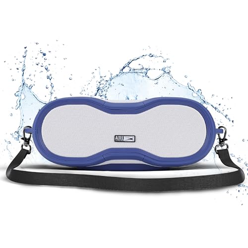 Altec Lansing - Portable Bluetooth Speaker, Waterproof IP67 - color: Periwinkle/White, size: Large