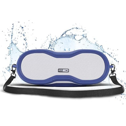 Altec Lansing - Portable Bluetooth Speaker, Waterproof IP67 - color: Periwinkle/White, size: Large