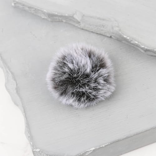 ECSiNG 2pcs Lavalier Microphone Furry Wind Muff Compatible with Diameter of 0.5-1.2cm Clip-on Lavalier Microphones (0.5cm) - size: 0.5-1.2cm
