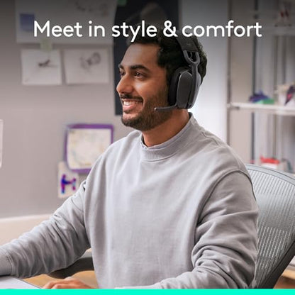 Logitech Zone Vibe Wireless Bluetooth Headphones Noise Canceling Mic | Bluetooth, USB-A, USB-C, for Microsoft Teams, Mac/PC - size: One Size, style: Teams (with dongle)