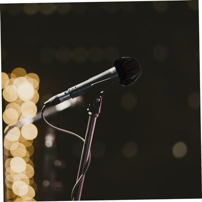 SHOWERORO 200pcs Disposable Microphone Covers Moisture-resistant Mic Protectors for Ktv Conferences and Performances Saliva and