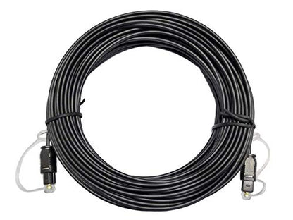 easyday Digital Optical Audio Cable Toslink Cable Cord Fiber Optic Cable for Home Theater, Sound Bar, TV, PS4, Xbox, PlayStation & More (20 Meter) - size: 20 Meter