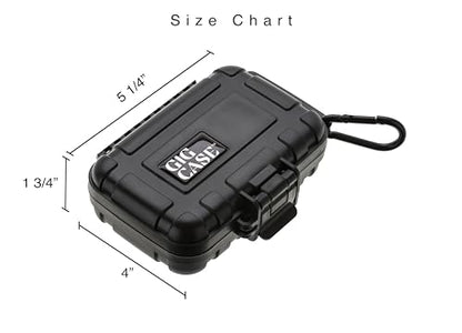 GIGCASE® in-Ear Monitor Hard Case (Small) – Compatible with KZ ZS10/ZS10 Pro/ZSN/ZST/ZEX/AS10/AS16/ZSN Pro X, YINYOO, CCZ Melody – IEM, in-Ears, Headphones, Earphones, Earbuds Storage Case - size: Small