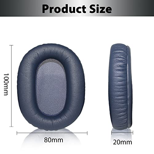 Adhiper Replacement Ear Pads for Sony WH-CH720N, WH-CH710N - Blue | Softer Protein Leather & High-Density Memory Foam Earpads for Sony Headphones - color: Blue