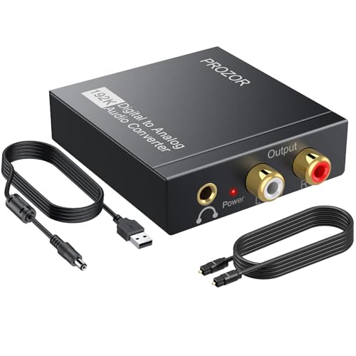PROZOR 디지털 투 아날로그 오디오 컨버터 - size: Aluminum Alloy Shell, style: 2.0CH PCM