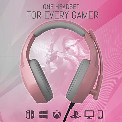 Orzly Gaming Headset (Pink) for PC and Gaming Consoles PS5, PS4, Xbox Series X | S, Xbox ONE, Nintendo Switch & Google Stadia Stereo Sound with Noise Cancelling mic - Hornet RXH-20 Nakuru Edition - color: Pink