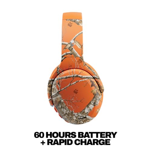 Skullcandy Crusher ANC 2 Wireless Headphones - Realtree Edge Colors Hazard | Multi-Sensory Crusher Bass, Over-Ear Fit, Noise Cancelling, 60 Hours Battery, Working Out, Gym, Travel, Study, Music, Gaming - color: Realtree EDGE Hazard