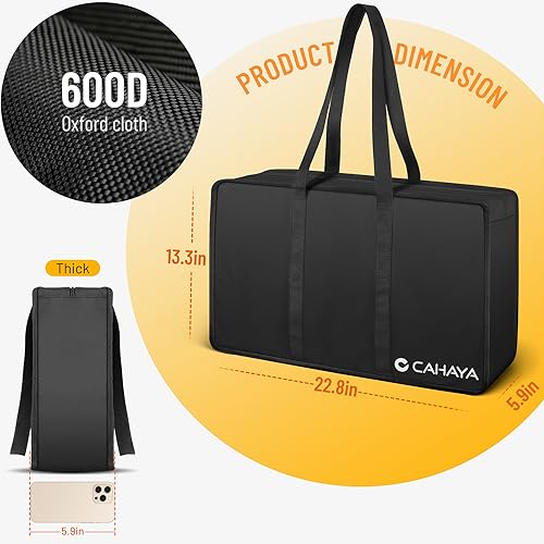 CAHAYA Music Stand Carrying Bag High Capacity Universal Carrying Case Portable for Solid Sheet Music Stand Microphone Stand Speaker Guitar Stand CY0323 | Suitable for Solid Sheet Music Stand Microphone Stand Speaker Guitar Stand