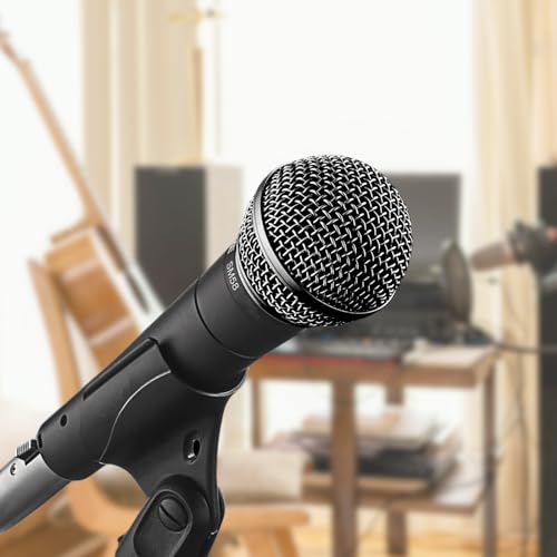 Musiin Microphone Replacement Grille for SM58, BETA 58A(Black 2 Pack) | SM58-LC, SM58S, SV100, PGX24, SLX4 microphone head cover, microphone ball head grille, pickup head parts