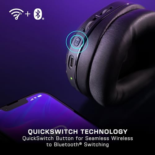 Turtle Beach Stealth 500 Wireless Multiplatform Gaming Headset Renewed PC | PS5, PS4, PlayStation, Bluetooth, 40mm Drivers, Rechargeable 40-Hr Battery, Flip-to-Mute Mic, Memory Foam, Lightweight, Black - style: Stealth 500