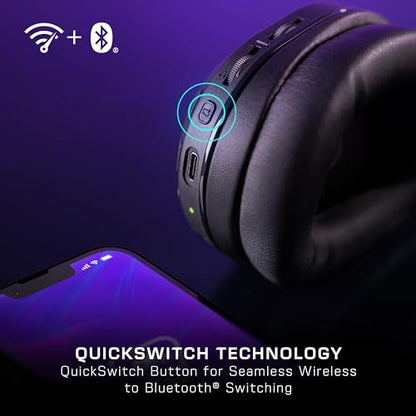 Turtle Beach Stealth 500 Wireless Multiplatform Gaming Headset Renewed PC | PS5, PS4, PlayStation, Bluetooth, 40mm Drivers, Rechargeable 40-Hr Battery, Flip-to-Mute Mic, Memory Foam, Lightweight, Black - style: Stealth 500