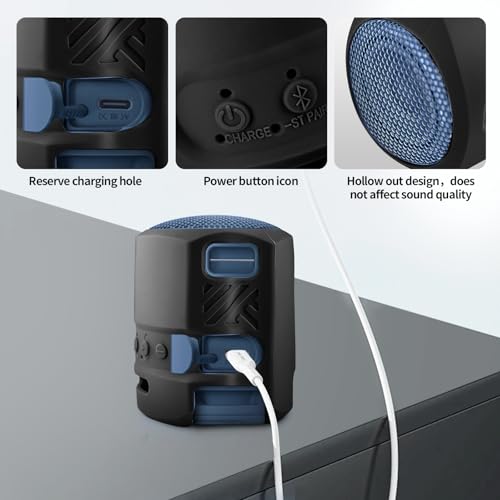 Silicone Cover for Sony Speaker,Travel Protective Silicone Case Cover for Sony SRS-XB13 Portable Bluetooth Speaker Sleeve Cover (Black)