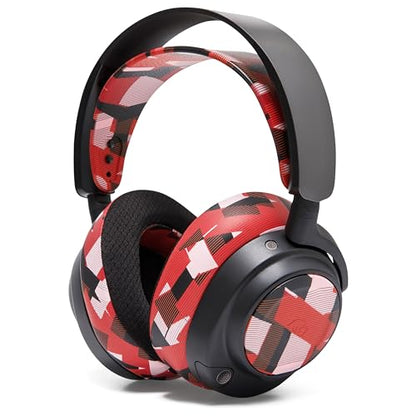 WC Side Plates for Arctis Nova Pro Wireless, Pro Wired & Nova Elite | Made by Wicked Cushions | Also fits Nova Pro Omni, 7, 7X & 7P | Red Prism - color: Red Prism