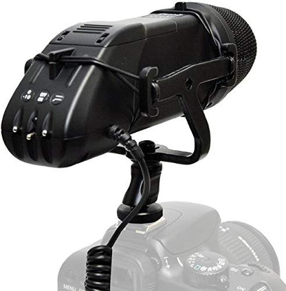 Professional Microphone for Canon EOS 7D (Stereo/NRS) with Dead Cat Wind Muff for High End Systems (DSLR and Video)