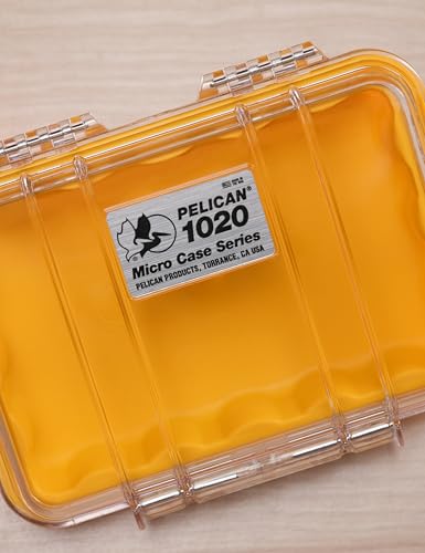 Pelican 1020 Micro Case (Yellow/Clear) - color: Yellow/Clear