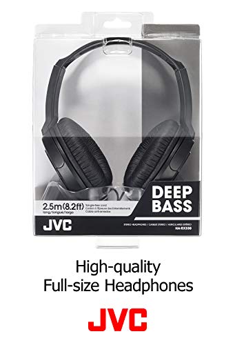 JVC Full Sized Over Ear Headband Over Ear Full Size Headband Black (HARX330)