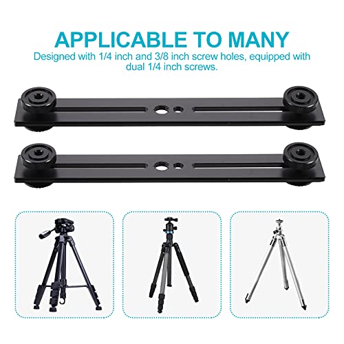 Totority 2pcs Microphone Adjustable Stand Boom Arm Low Profile Gaming Mic Stand Extension Rod