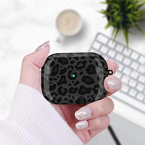 Cute Airpods 5/4 Gen Case Hard Cover Girl Women 2026/2024 - Black/G Leopard - color: Black/Grey Leopard, size: For Airpods 4/5