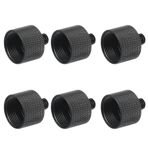 6 Pack 5/8 to 1/4 Thread Adapter Screw, Aluminum Alloy