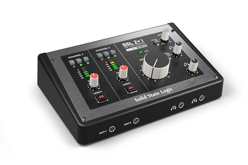 Solid State Logic 2 MKII Plus USB-C Audio Interface 2x4 | Four Balanced Outputs, and Class-Leading Mic Preamps - style: SSL 2 Plus MKII