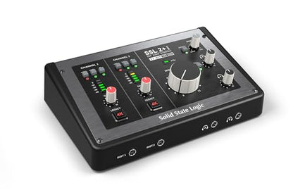 Solid State Logic 2 MKII Plus USB-C Audio Interface 2x4 | Four Balanced Outputs, and Class-Leading Mic Preamps - style: SSL 2 Plus MKII