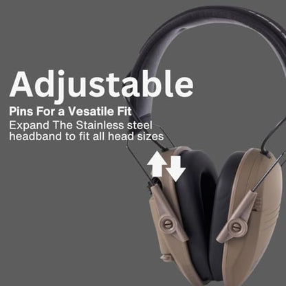 Walker's Razor Slim Electronic Earmuffs | Protective Case - color: Flat Dark Earth