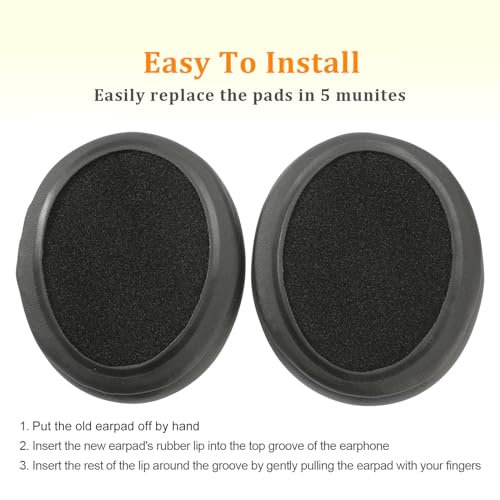 HyperX Cloud 2 Earpads Cooling Gel Cloud Alpha Ear Cushions Pads, Upgrade Earcups Parts Replacement for HyperX Cloud Stinger/Cloud Flight/CloudX/Cloud II/Cloud III/Cloud Alpha/Cloud Core/Mix Headsets
