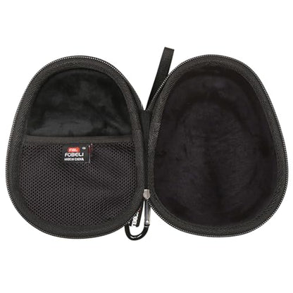 FBLFOBELI Kids Headphone Case for BAICLUD/Mehomeli/JusTalk/iClever/LOBKIN | Hard EVA Shell, Kids Bluetooth Air Conduction Open Ear Headphones Case, Shockproof & Water-Resistant, Black - color: Black