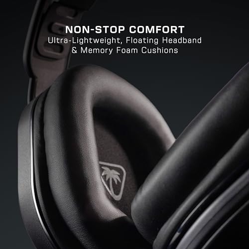 Turtle Beach Stealth 500 Wireless Multiplatform Gaming Headset Renewed PC | PS5, PS4, PlayStation, Bluetooth, 40mm Drivers, Rechargeable 40-Hr Battery, Flip-to-Mute Mic, Memory Foam, Lightweight, Black - style: Stealth 500