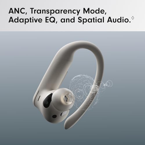 Beats Powerbeats Pro 2 - Wireless Noise Cancelling Workout Earbuds with Secure- Fit Earhooks, Up to 45-Hour Battery with Charging Case, Sweat & Water Resistant, Heart Rate Monitoring - Quick Sand | Apple H2 chip with ANC and heart rate sensors for workout
