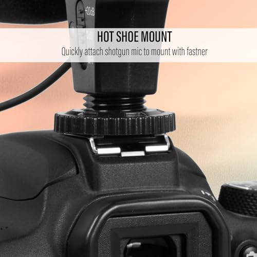 Deco Gear Universal Mini Condenser Shotgun Microphone for Digital Cameras