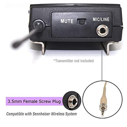 Headset Headworn Microphone Compatible with Sennheiser Bodypack